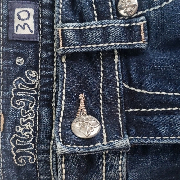 Miss Me Signature Cuffed Skinny Jeans - Picture 5 of 8